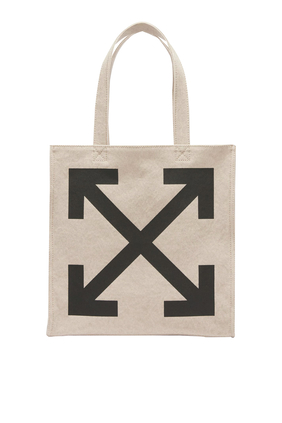 Arrows-Print Shopping Bag